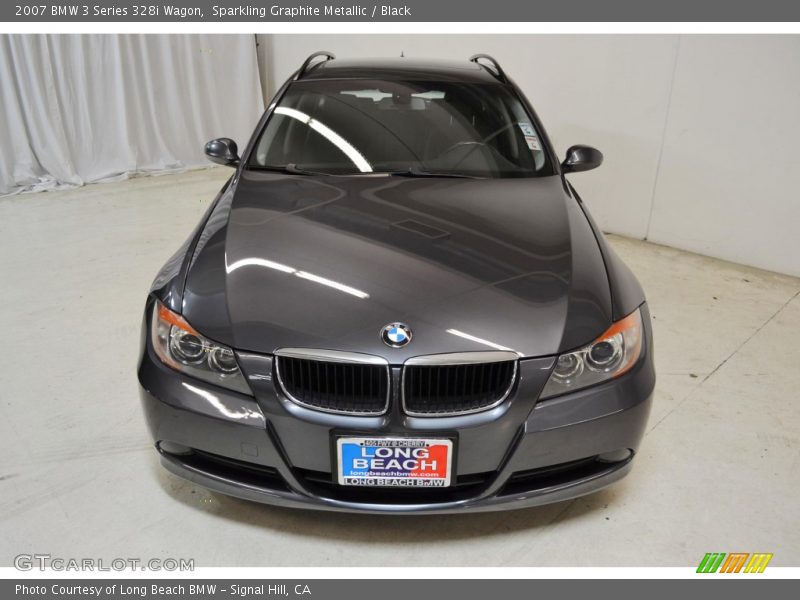 Sparkling Graphite Metallic / Black 2007 BMW 3 Series 328i Wagon