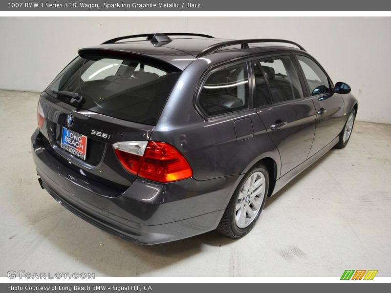 Sparkling Graphite Metallic / Black 2007 BMW 3 Series 328i Wagon