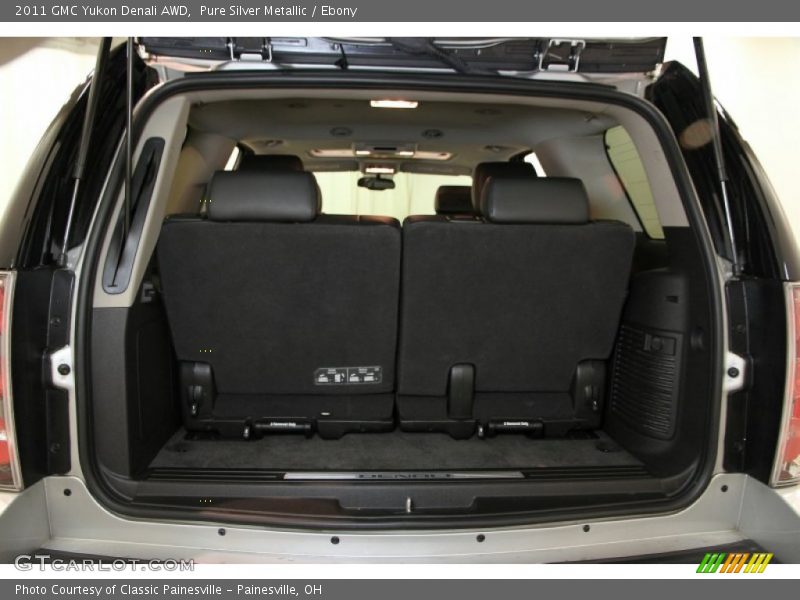Pure Silver Metallic / Ebony 2011 GMC Yukon Denali AWD