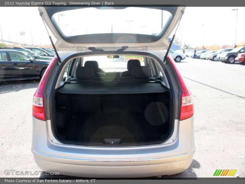 Shimmering Silver / Black 2012 Hyundai Elantra GLS Touring