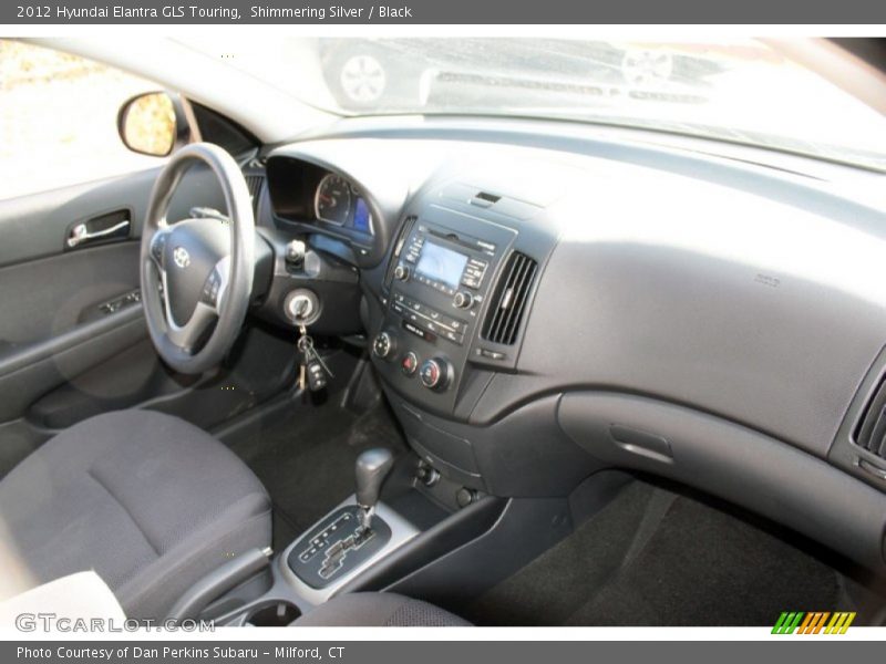 Shimmering Silver / Black 2012 Hyundai Elantra GLS Touring
