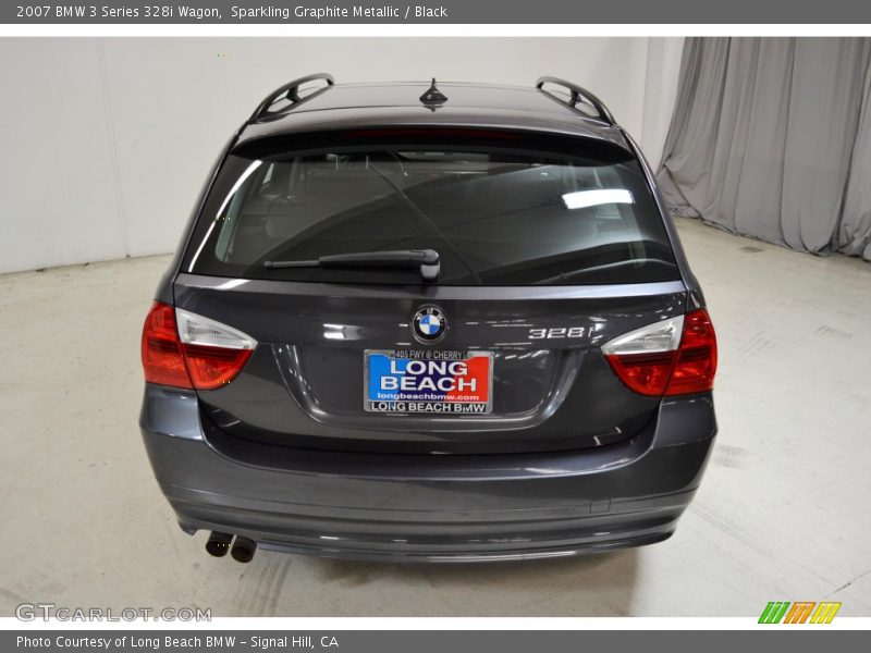 Sparkling Graphite Metallic / Black 2007 BMW 3 Series 328i Wagon