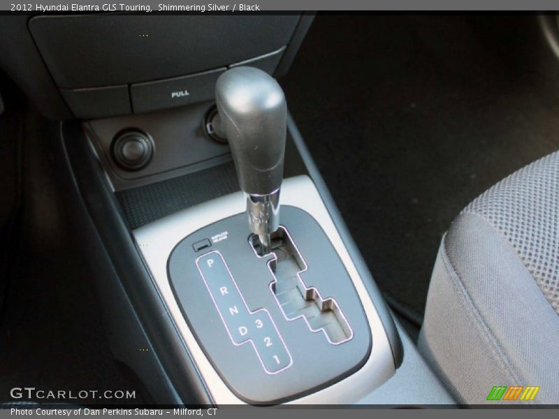 Shimmering Silver / Black 2012 Hyundai Elantra GLS Touring