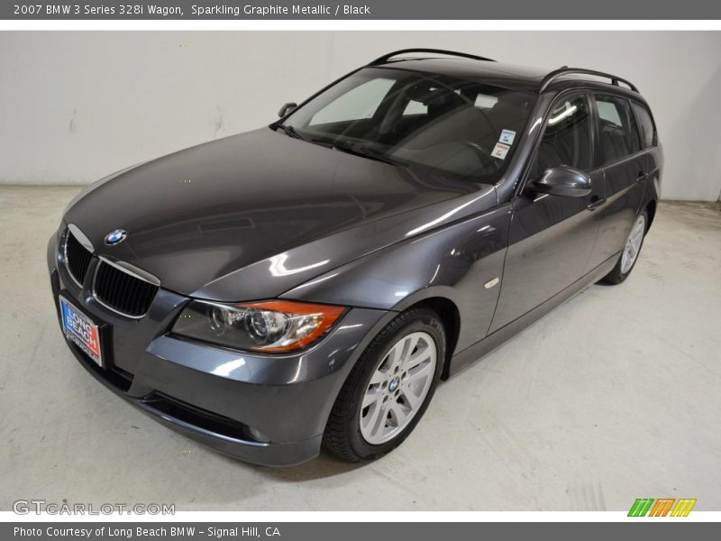 Sparkling Graphite Metallic / Black 2007 BMW 3 Series 328i Wagon