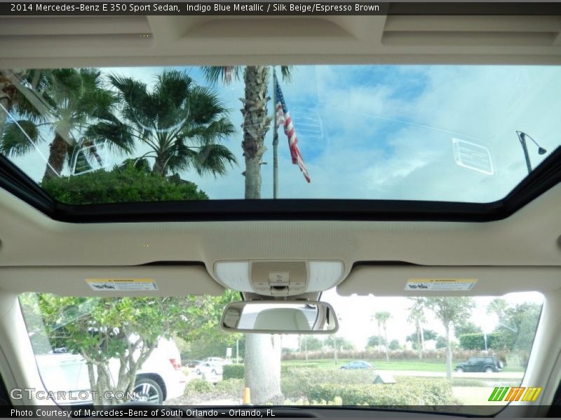 Sunroof of 2014 E 350 Sport Sedan