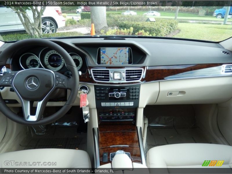 Dashboard of 2014 E 350 Sport Sedan