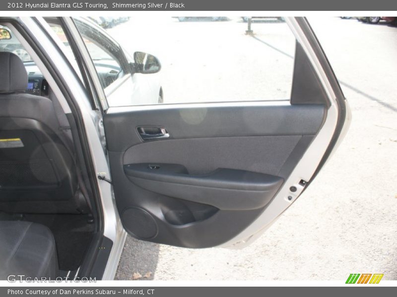 Shimmering Silver / Black 2012 Hyundai Elantra GLS Touring