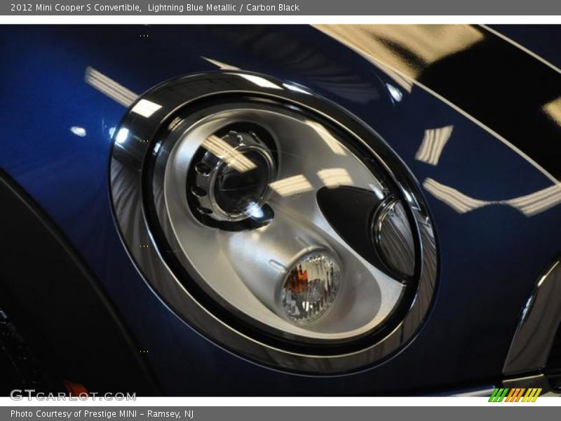 Lightning Blue Metallic / Carbon Black 2012 Mini Cooper S Convertible