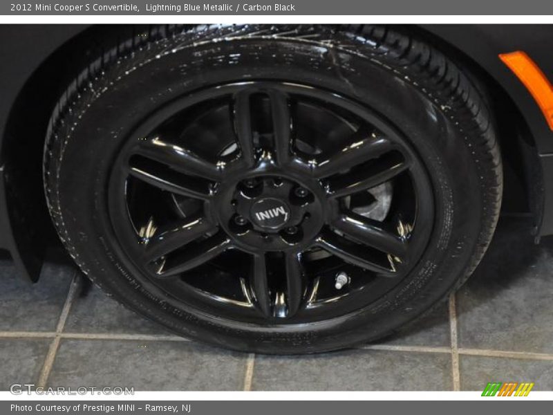 Lightning Blue Metallic / Carbon Black 2012 Mini Cooper S Convertible