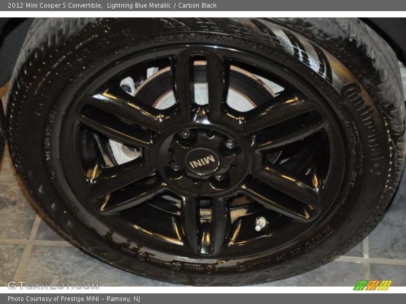 Lightning Blue Metallic / Carbon Black 2012 Mini Cooper S Convertible