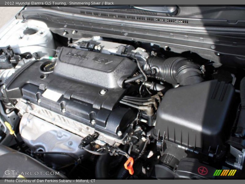 Shimmering Silver / Black 2012 Hyundai Elantra GLS Touring