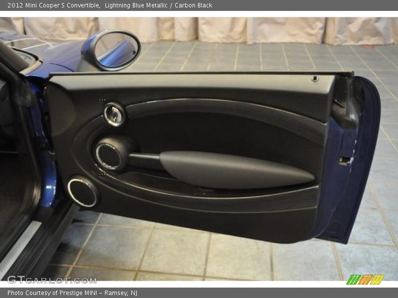 Lightning Blue Metallic / Carbon Black 2012 Mini Cooper S Convertible