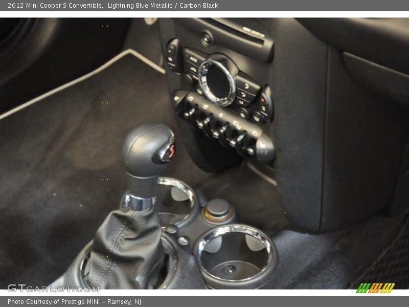 Lightning Blue Metallic / Carbon Black 2012 Mini Cooper S Convertible