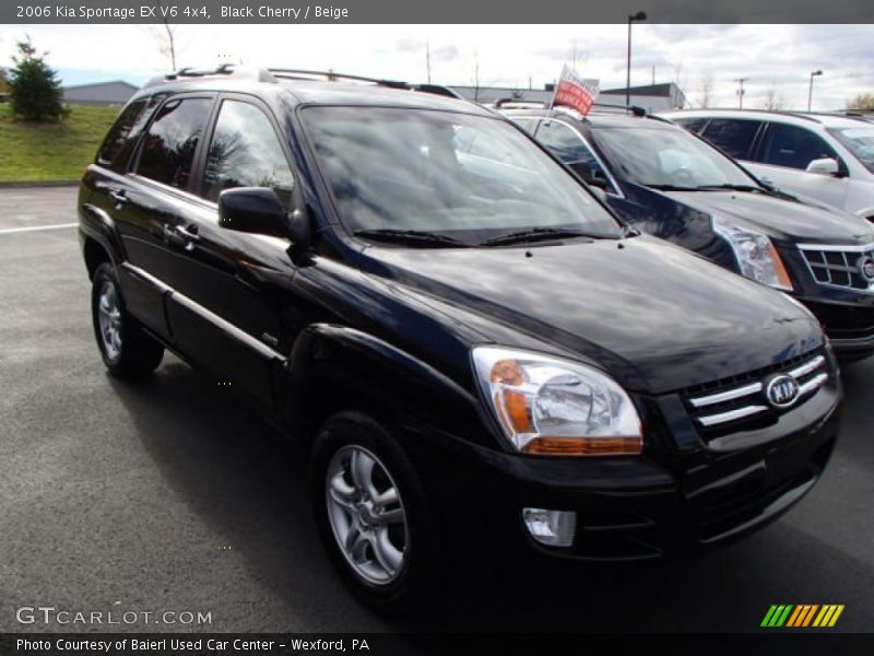 Black Cherry / Beige 2006 Kia Sportage EX V6 4x4