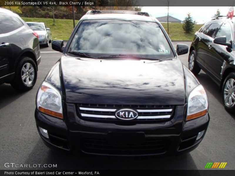 Black Cherry / Beige 2006 Kia Sportage EX V6 4x4