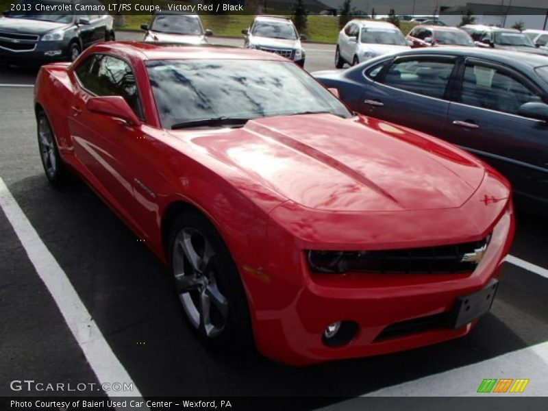 Victory Red / Black 2013 Chevrolet Camaro LT/RS Coupe