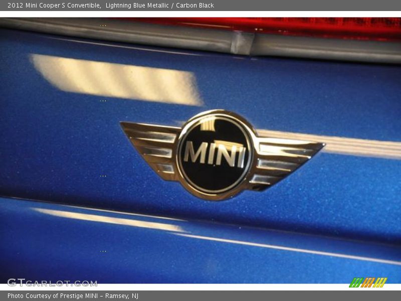 Lightning Blue Metallic / Carbon Black 2012 Mini Cooper S Convertible