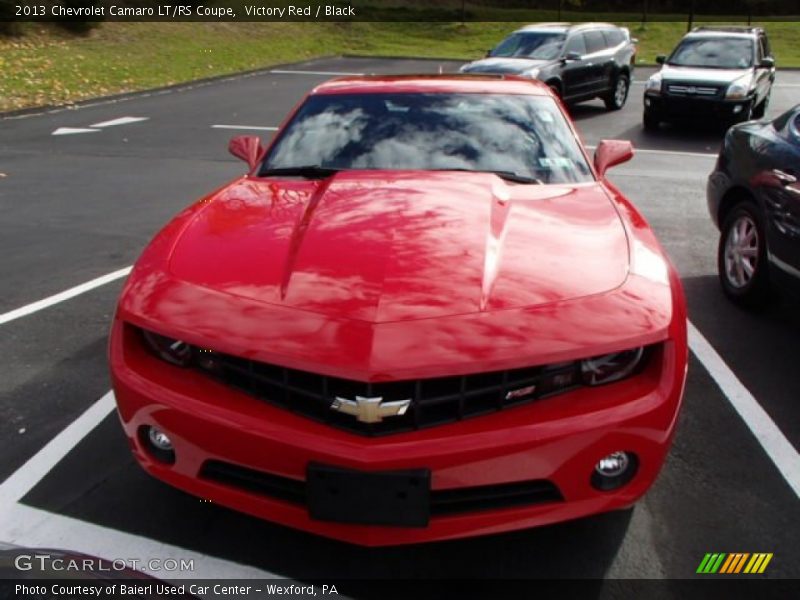 Victory Red / Black 2013 Chevrolet Camaro LT/RS Coupe