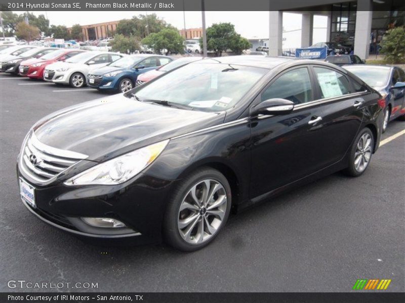 Phantom Black Metallic / Black 2014 Hyundai Sonata SE