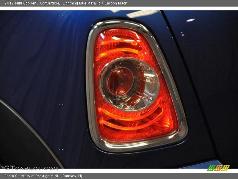 Lightning Blue Metallic / Carbon Black 2012 Mini Cooper S Convertible
