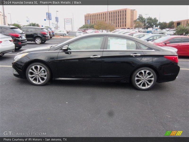 Phantom Black Metallic / Black 2014 Hyundai Sonata SE