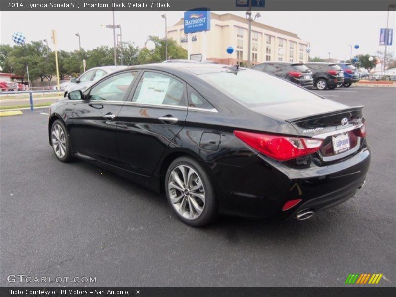 Phantom Black Metallic / Black 2014 Hyundai Sonata SE