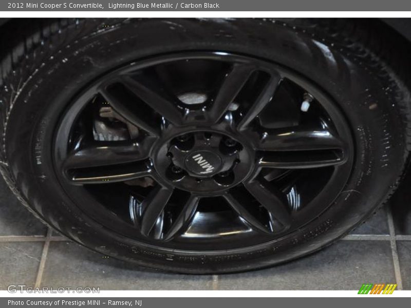 Lightning Blue Metallic / Carbon Black 2012 Mini Cooper S Convertible