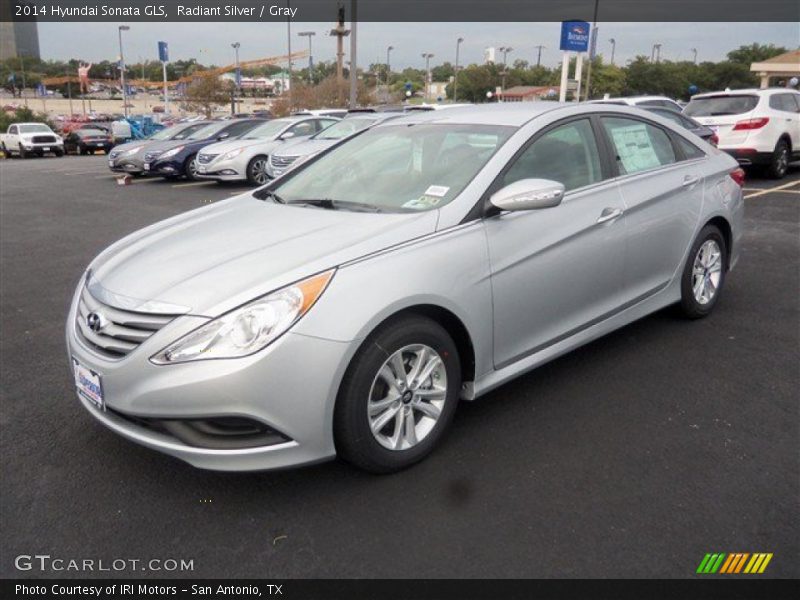 Radiant Silver / Gray 2014 Hyundai Sonata GLS