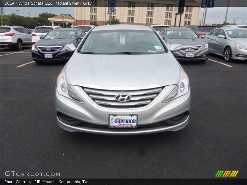 Radiant Silver / Gray 2014 Hyundai Sonata GLS