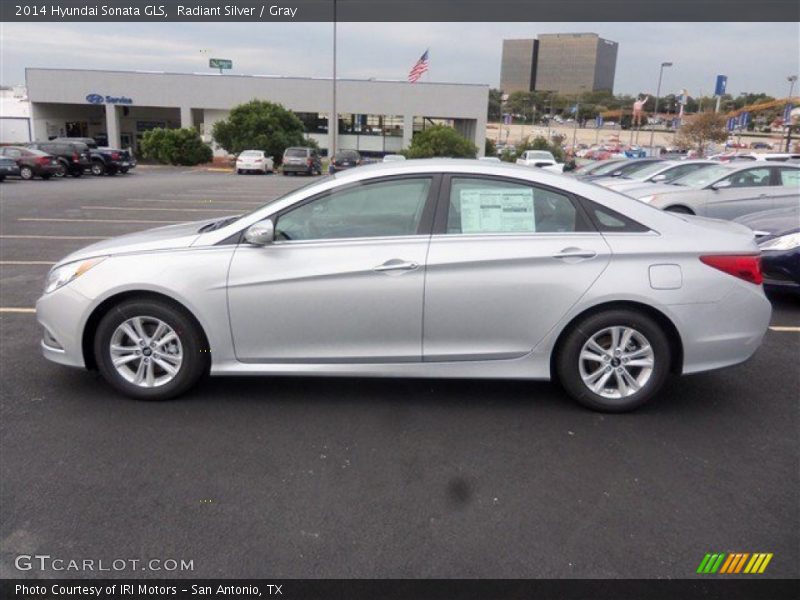 Radiant Silver / Gray 2014 Hyundai Sonata GLS