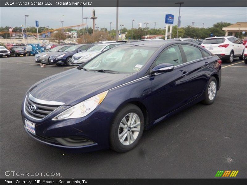 Radiant Silver / Gray 2014 Hyundai Sonata GLS