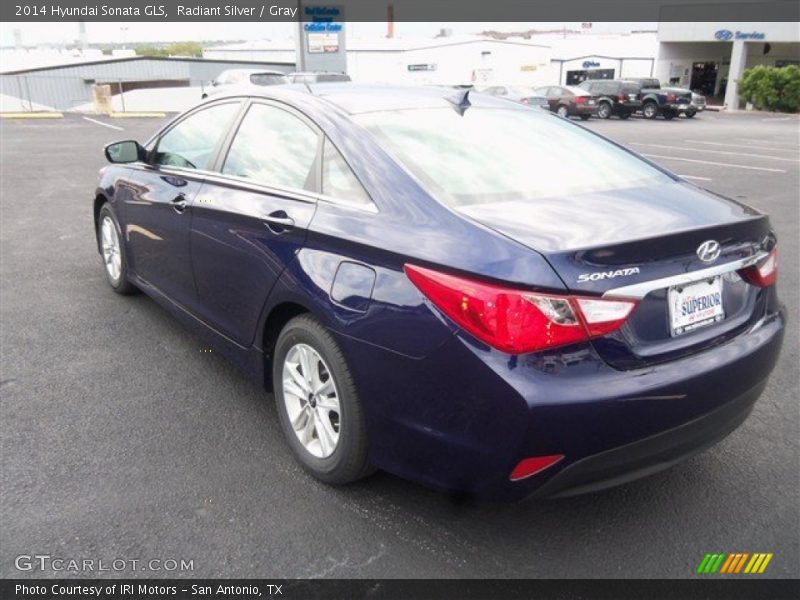 Radiant Silver / Gray 2014 Hyundai Sonata GLS