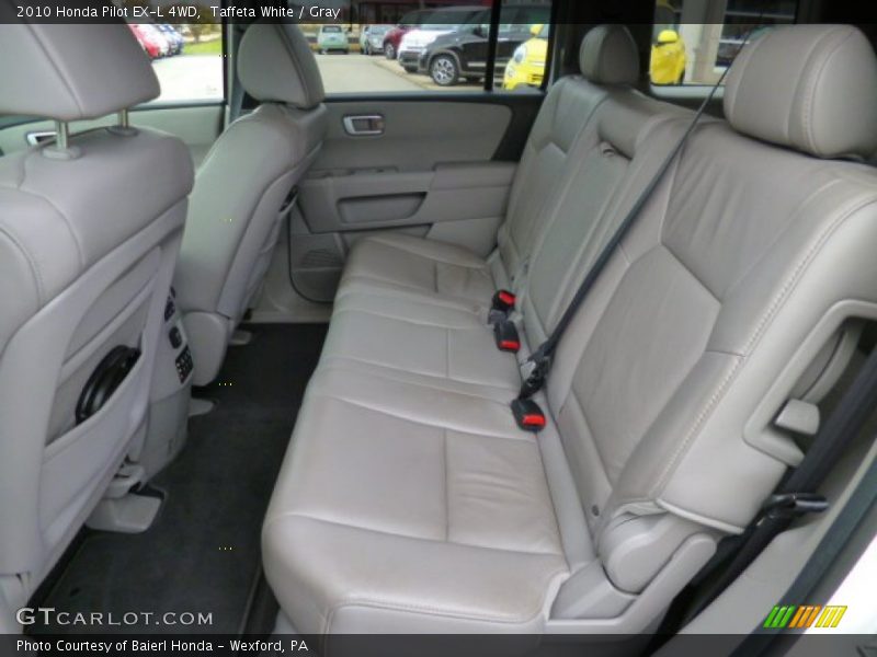 Taffeta White / Gray 2010 Honda Pilot EX-L 4WD