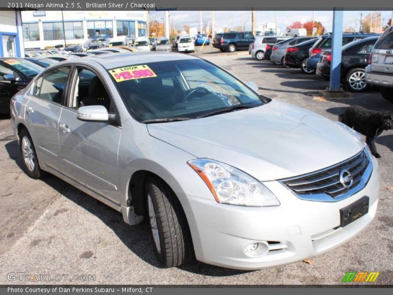 Brilliant Silver / Charcoal 2011 Nissan Altima 2.5 S