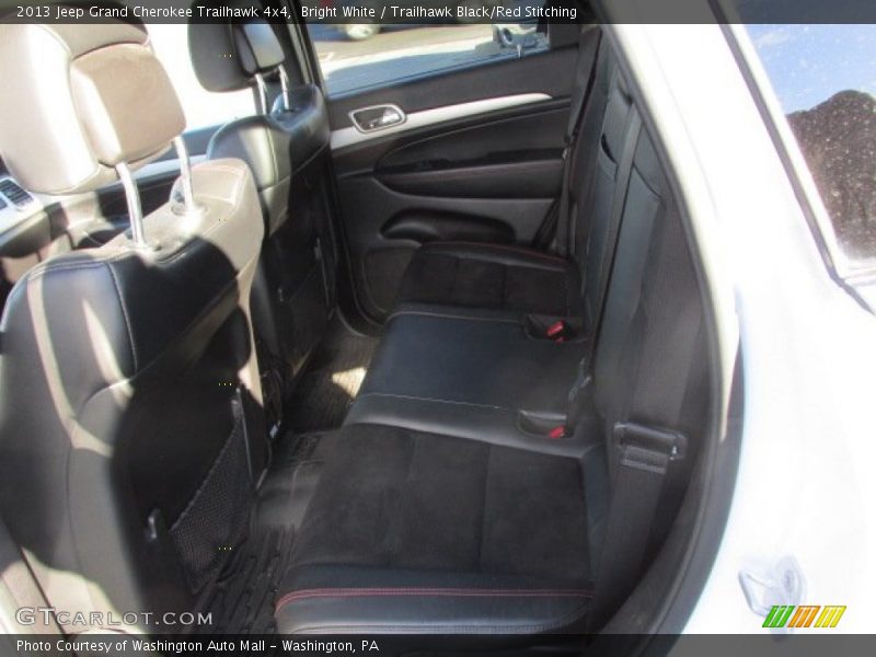 Bright White / Trailhawk Black/Red Stitching 2013 Jeep Grand Cherokee Trailhawk 4x4