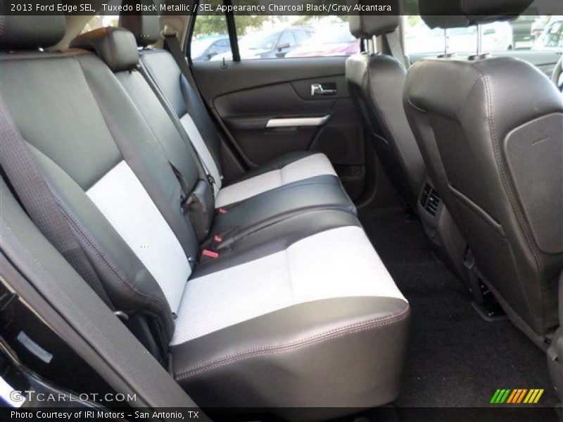 Tuxedo Black Metallic / SEL Appearance Charcoal Black/Gray Alcantara 2013 Ford Edge SEL