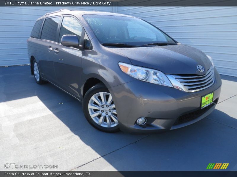 Predawn Gray Mica / Light Gray 2011 Toyota Sienna Limited
