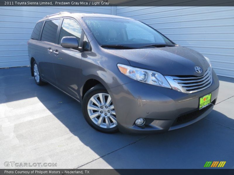Predawn Gray Mica / Light Gray 2011 Toyota Sienna Limited