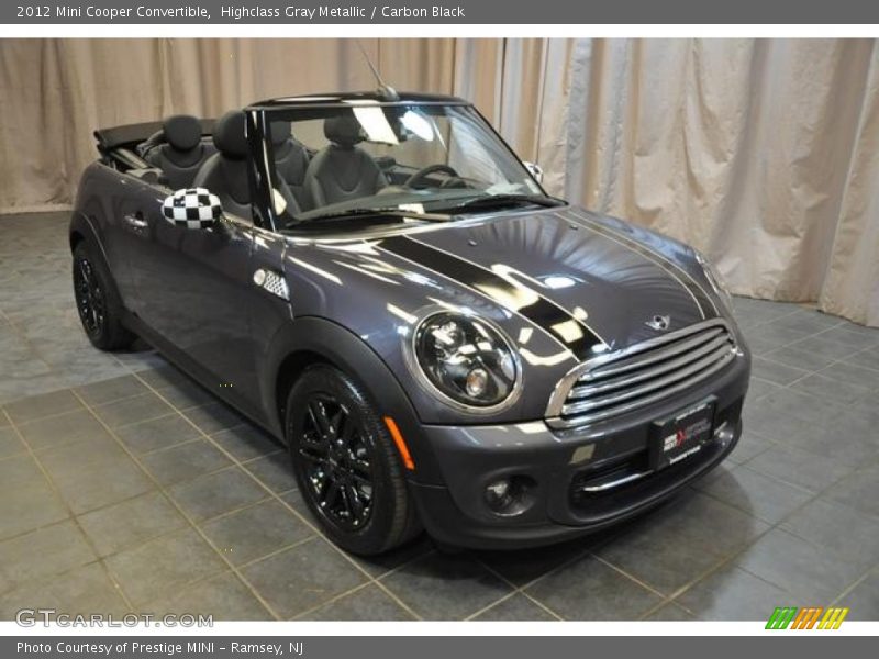 Highclass Gray Metallic / Carbon Black 2012 Mini Cooper Convertible