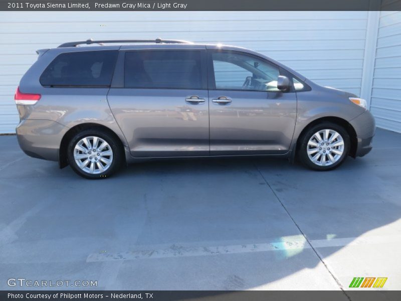 Predawn Gray Mica / Light Gray 2011 Toyota Sienna Limited