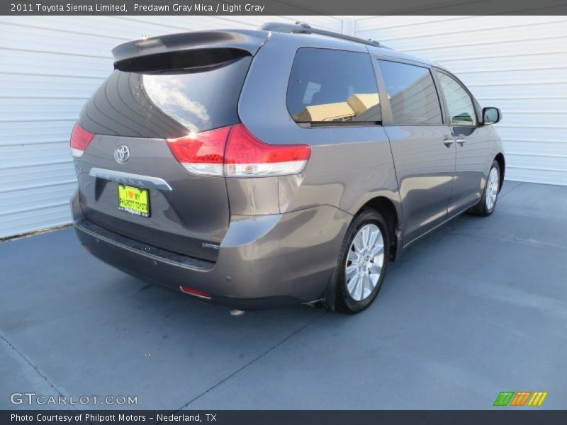 Predawn Gray Mica / Light Gray 2011 Toyota Sienna Limited