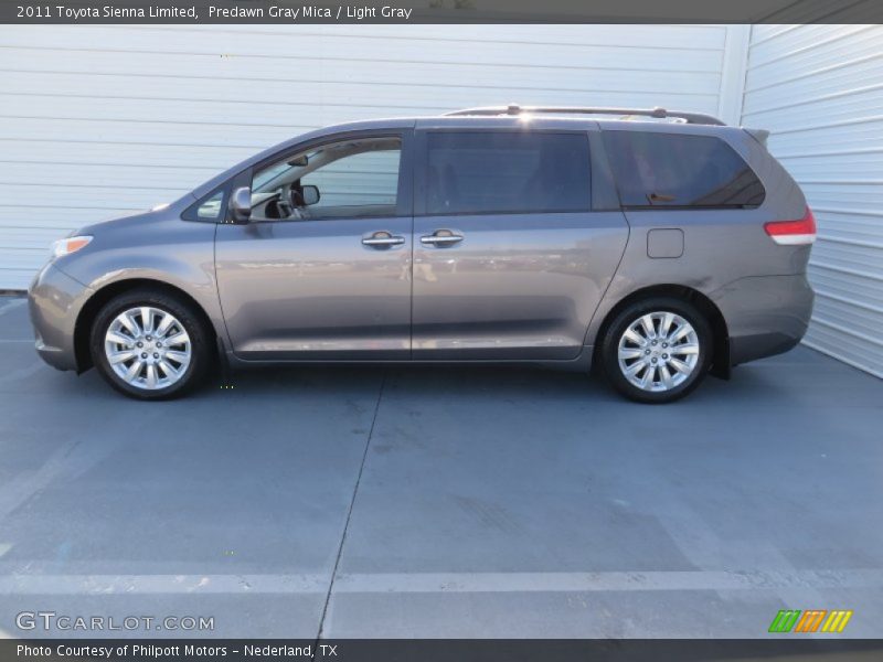 Predawn Gray Mica / Light Gray 2011 Toyota Sienna Limited