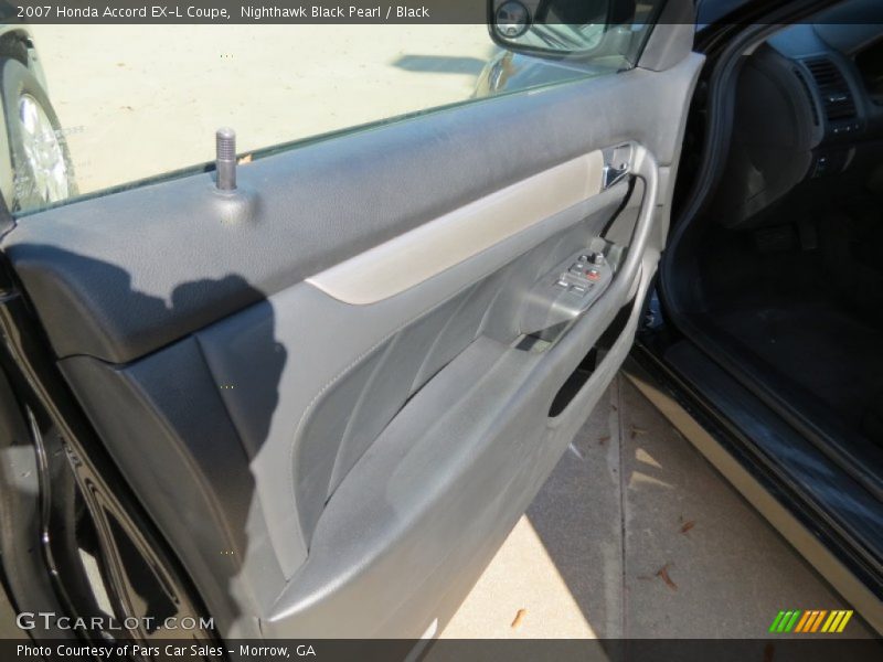 Nighthawk Black Pearl / Black 2007 Honda Accord EX-L Coupe