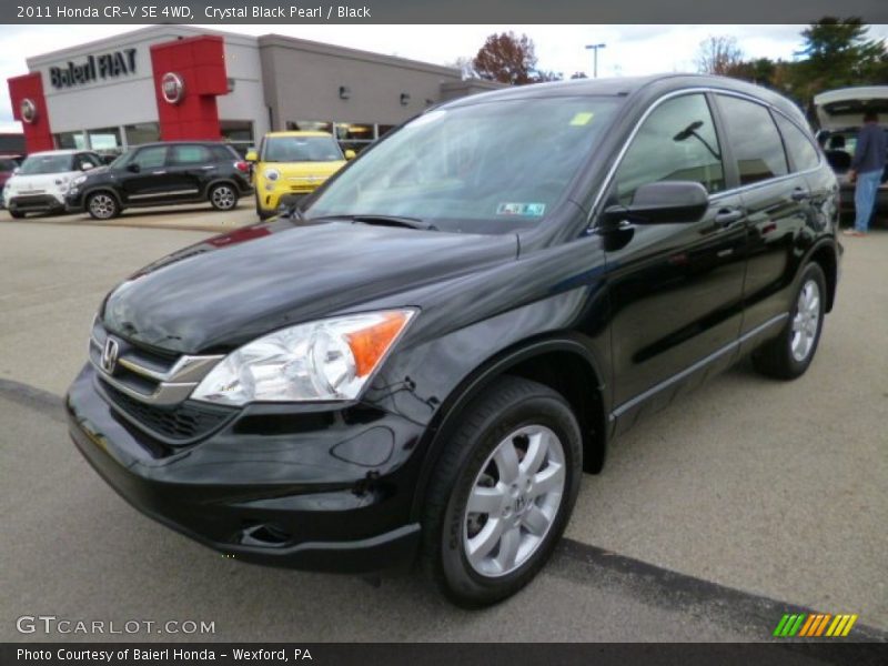 Crystal Black Pearl / Black 2011 Honda CR-V SE 4WD