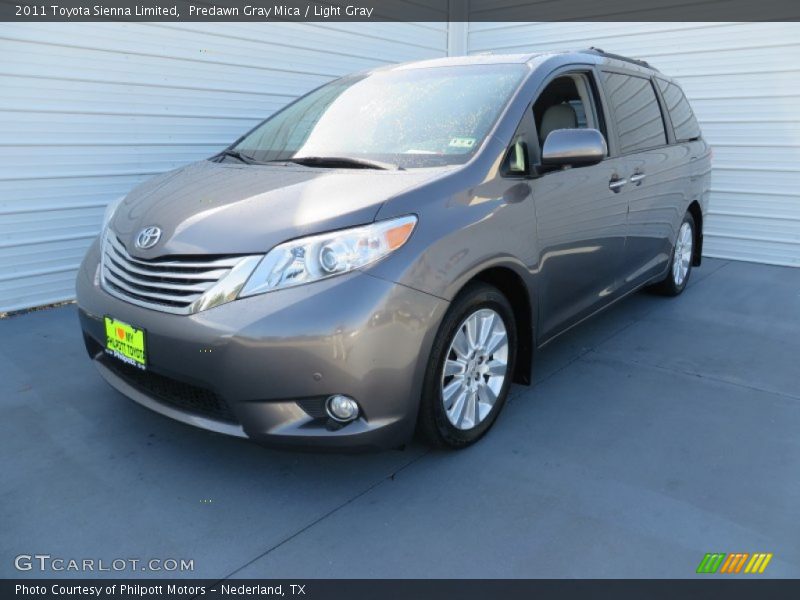 Predawn Gray Mica / Light Gray 2011 Toyota Sienna Limited