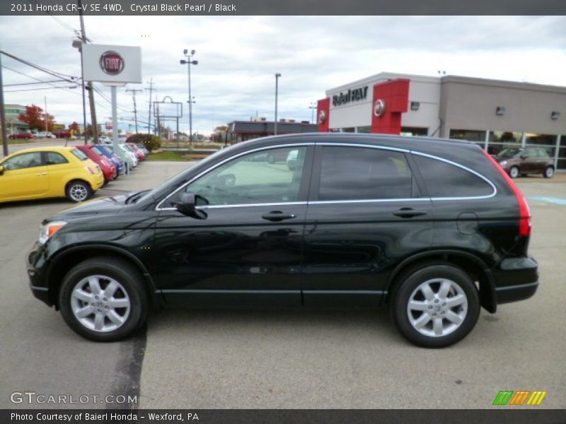 Crystal Black Pearl / Black 2011 Honda CR-V SE 4WD