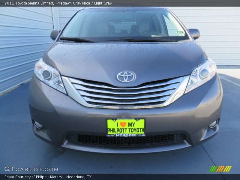 Predawn Gray Mica / Light Gray 2011 Toyota Sienna Limited