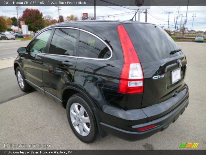 Crystal Black Pearl / Black 2011 Honda CR-V SE 4WD