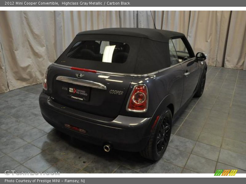 Highclass Gray Metallic / Carbon Black 2012 Mini Cooper Convertible