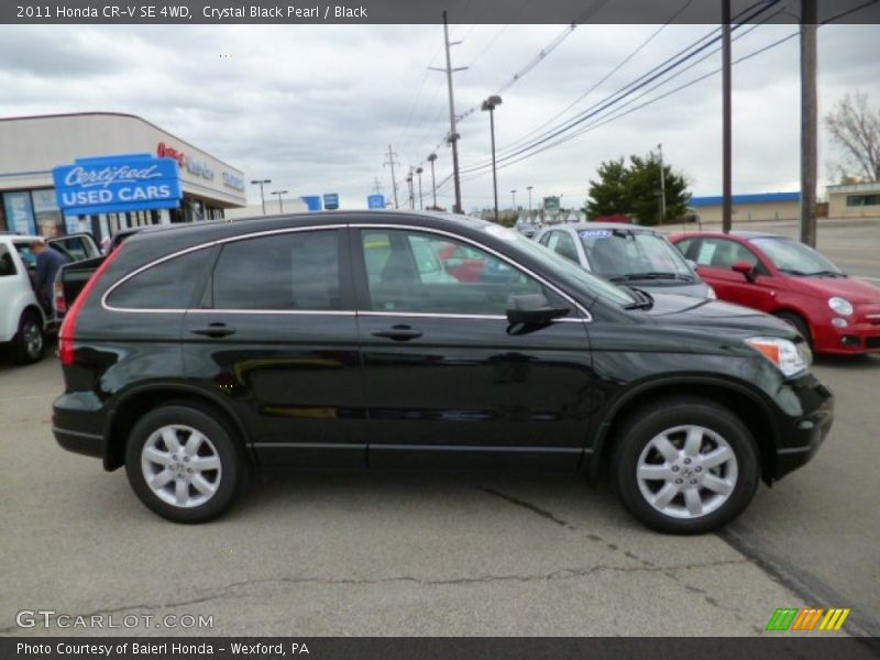 Crystal Black Pearl / Black 2011 Honda CR-V SE 4WD